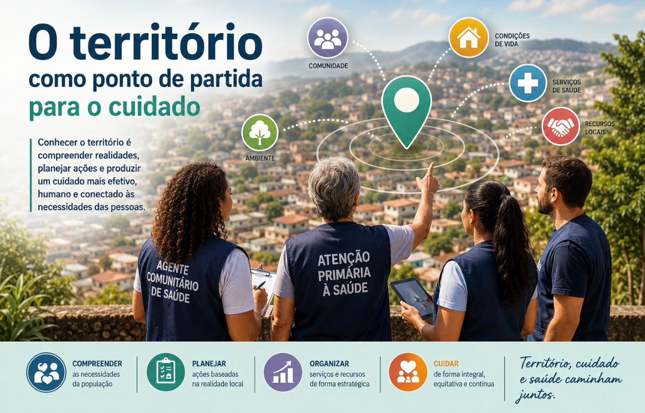 Agentes comunitários de saúde no território